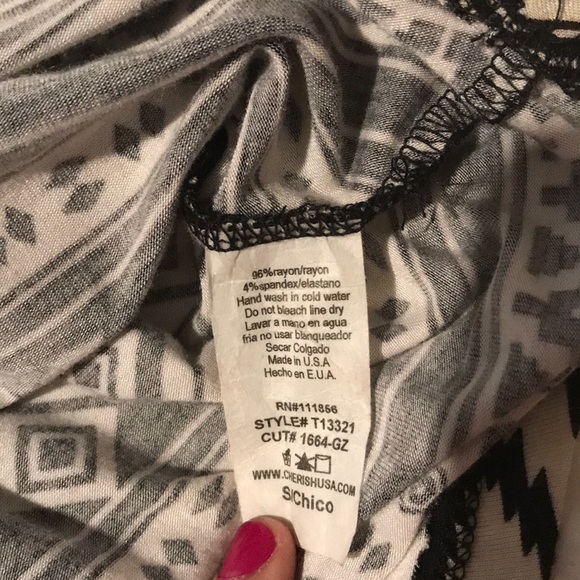 Aztec Print Racerback Tank - Picture 4 of 4